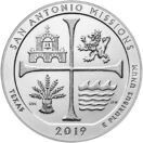 America the Beautiful 5oz Silver Coin 2019.