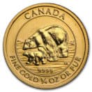 Canadian Polar Bear and Cub Gold Coin 1/4oz.