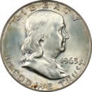 Franklin Half Dollar 1963.