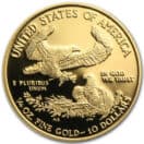 Proof American Eagle Gold 0.25oz reverse side.