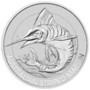 Silver Australian Striped Marlin 1.5oz marlin side.