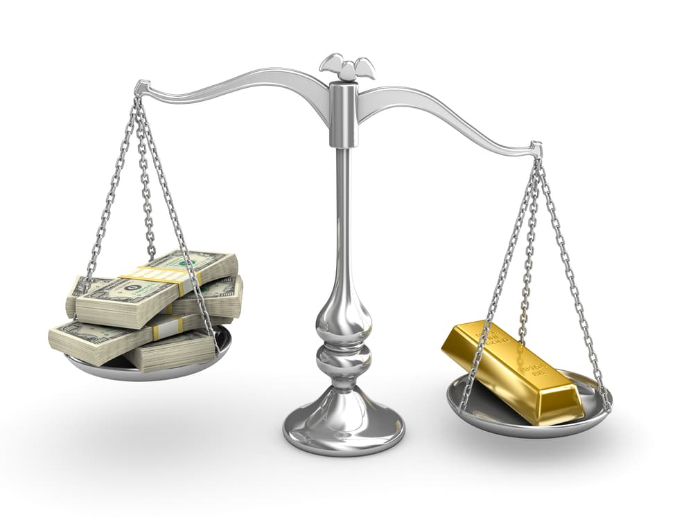 Gold as an investment beats the US dollar in its ability to retain purchasing power.