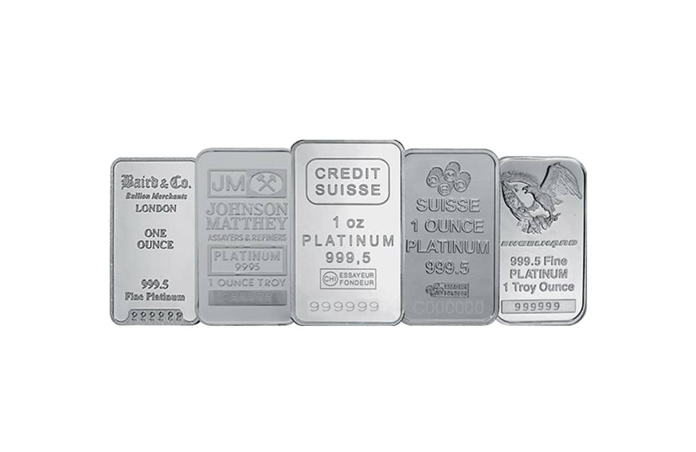 Platinum bars could prove a good alternative to gold and silver when investing in precious metals.