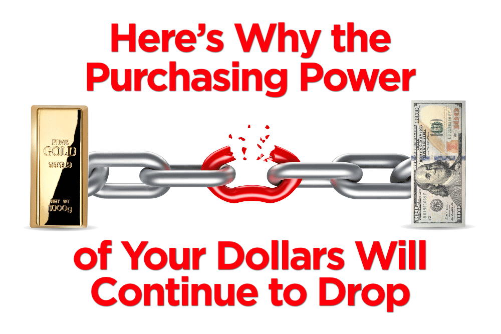 Since the Nixon Shock, the purchasing power of the US dollar has dropped and there is no end in sight.