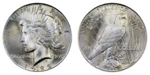 The 1922 silver peace dollar was designed by was designed by Anthony de Francisci.