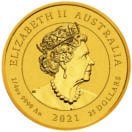 The Australian spotted eagle ray gold coin features an image of Queen Elizabeth II on its obverse.
