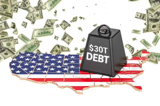 At 30 trillion dollars, the US national debt is the highest ever, and all signs are that the debt will keep rising.