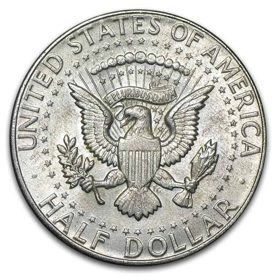 First issued in 1964, the Kennedy Silver Half Dollar is a memorial to President John F Kennedy.