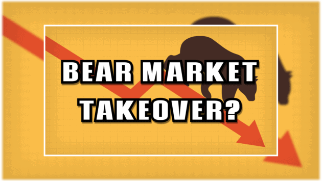 An image about stock market bear market or stock market correction coming soon.
