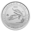 Silver Canadian Bald Eagle coin 1.5 oz