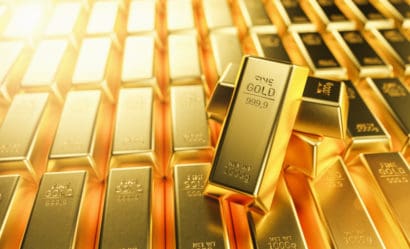 An image of gold bars.