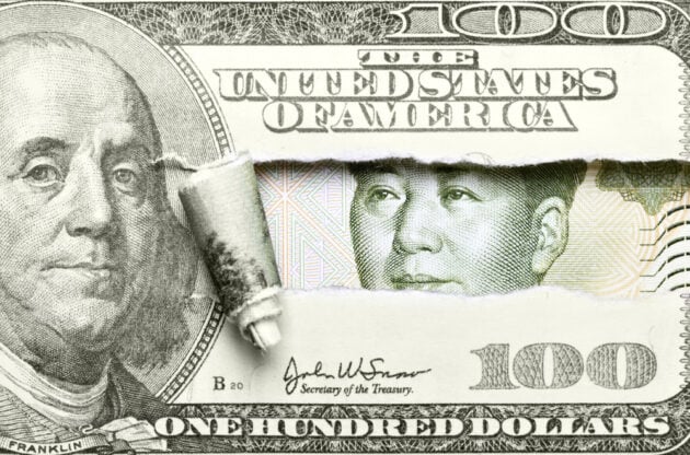 The US dollar may be losing its status as the world reserve currency and be replaced by the Chinese yuan