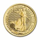 2023 Gold Britannia 1/10 ounce bullion coin reverse