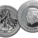An image showing the reverse and obverse of the Victoria Seal silver coin 1.25 oz from 2024