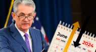 An image of Fed chair Jerome Powell for an article about the central bank keeping rates higher for longer