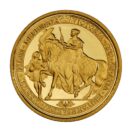 An image showing the reverse side of the gold Victoria Seal gold coin